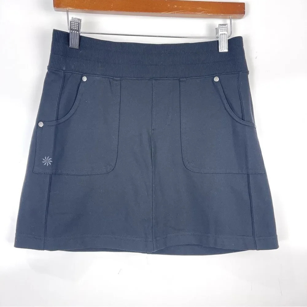 Athleta Northpeak Skort Black Women's Small Athletic Running Tennis Gym Shorts - Picture 1 of 10
